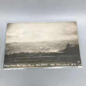 Real Photo Postcard- View from Half Way House Mt Monadnock NH